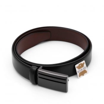 Mevsim Deri ® Erkek Kemer Hakiki Deri 0402 PUNTE BLACK