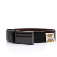 Mevsim Deri ® Erkek Kemer Hakiki Deri 0402 PUNTE BLACK - Görsel 3