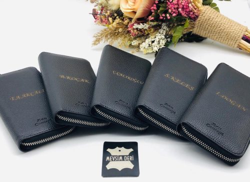 Mevsim Deri ®Unisex Siyah Kartlık / Cüzdan 6501
